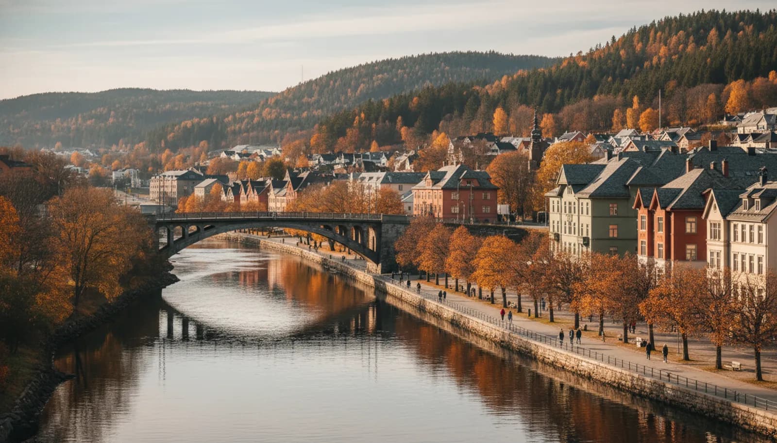 Bybilde fra Drammen