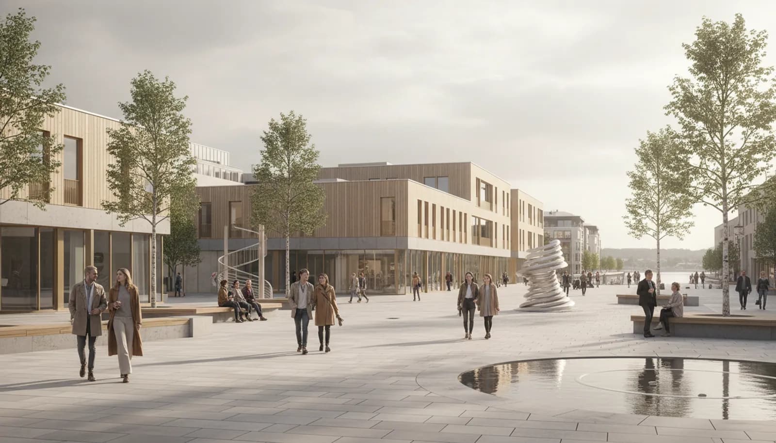 Bybilde fra Lillestrøm